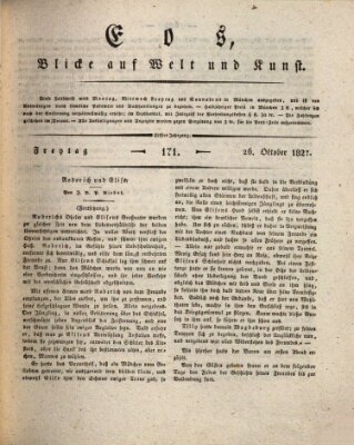 Eos Freitag 26. Oktober 1827