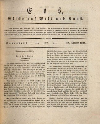 Eos Samstag 27. Oktober 1827