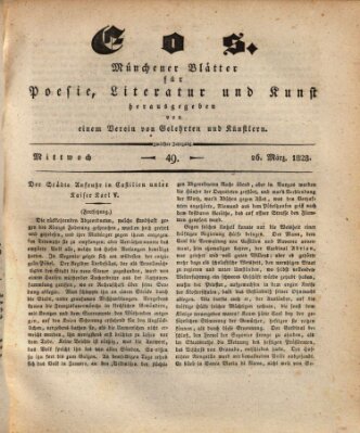 Eos Mittwoch 26. März 1828