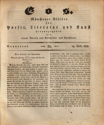 Eos Samstag 19. April 1828