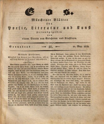 Eos Samstag 31. Mai 1828