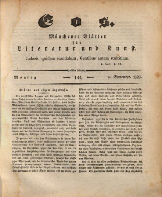 Eos Montag 8. September 1828