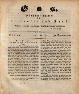 Eos Montag 29. September 1828