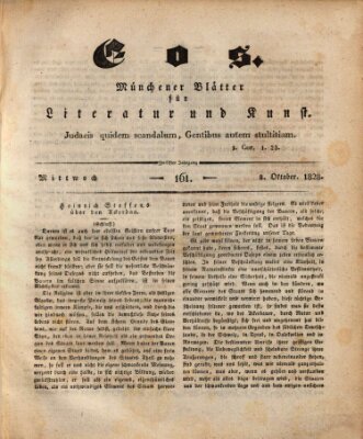 Eos Mittwoch 8. Oktober 1828