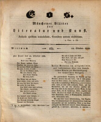 Eos Mittwoch 15. Oktober 1828