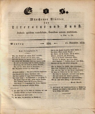 Eos Montag 17. November 1828