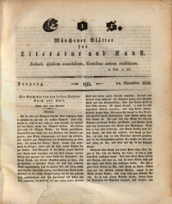 Eos Freitag 28. November 1828