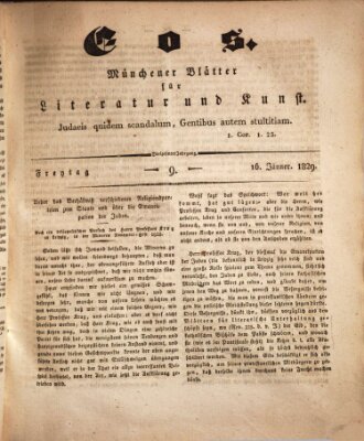 Eos Freitag 16. Januar 1829