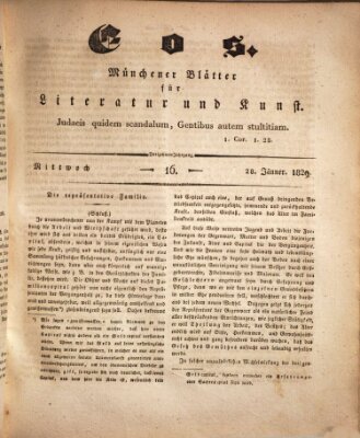 Eos Mittwoch 28. Januar 1829