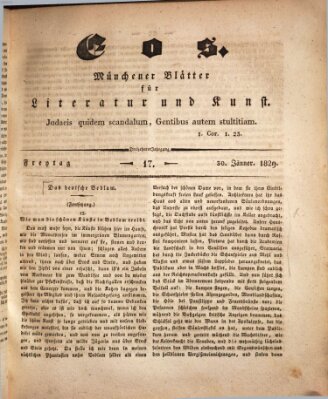 Eos Freitag 30. Januar 1829