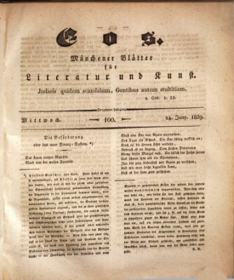 Eos Mittwoch 24. Juni 1829