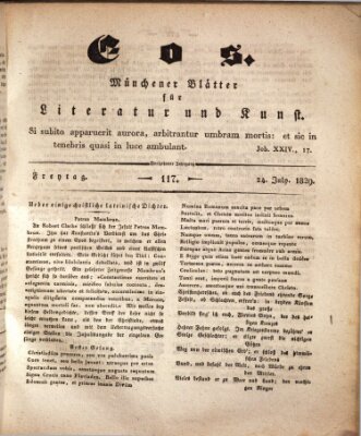 Eos Freitag 24. Juli 1829