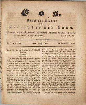 Eos Mittwoch 18. November 1829