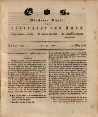 Eos Freitag 12. März 1830