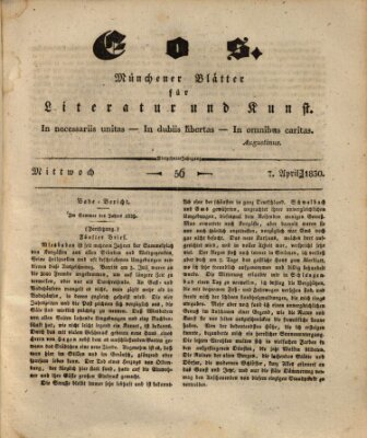 Eos Mittwoch 7. April 1830