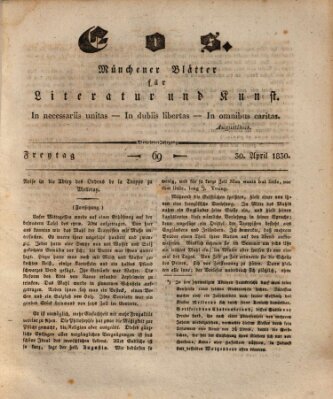 Eos Freitag 30. April 1830