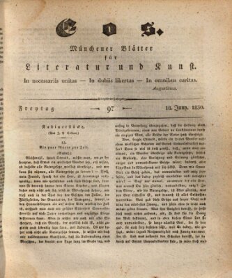 Eos Freitag 18. Juni 1830