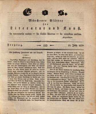 Eos Freitag 16. Juli 1830