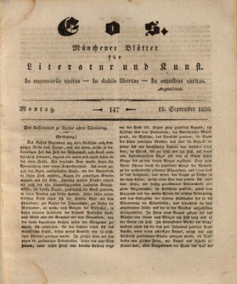 Eos Montag 13. September 1830