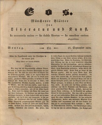 Eos Montag 27. September 1830