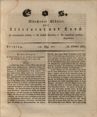 Eos Freitag 22. Oktober 1830