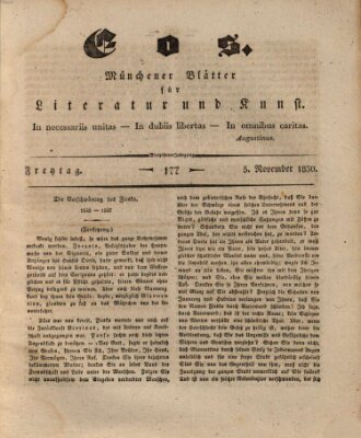 Eos Freitag 5. November 1830