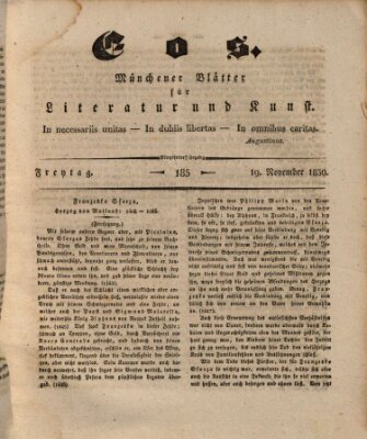 Eos Freitag 19. November 1830