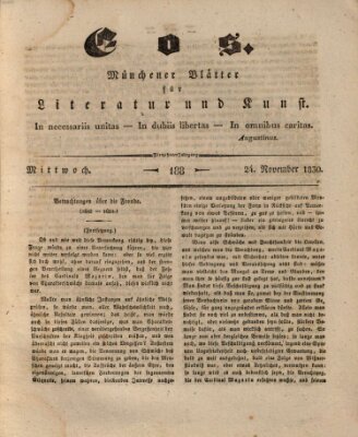 Eos Mittwoch 24. November 1830