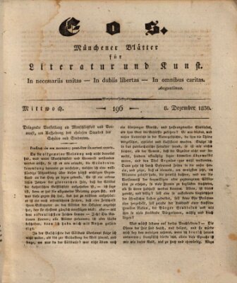 Eos Mittwoch 8. Dezember 1830