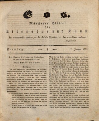 Eos Freitag 7. Januar 1831