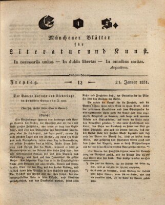 Eos Freitag 21. Januar 1831