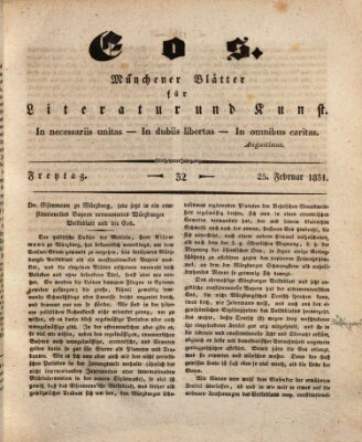 Eos Freitag 25. Februar 1831