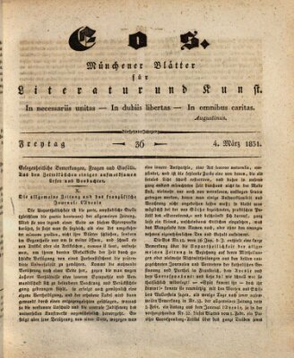 Eos Freitag 4. März 1831