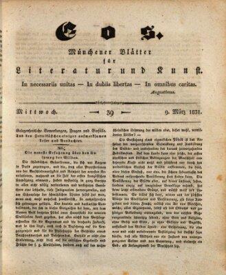 Eos Mittwoch 9. März 1831