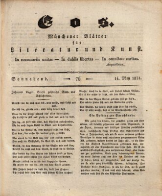 Eos Samstag 14. Mai 1831