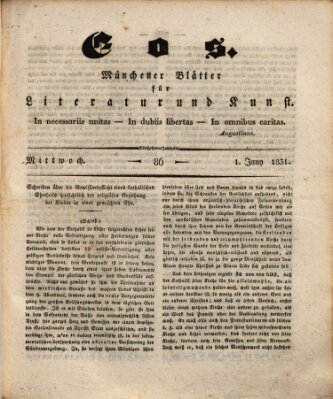 Eos Mittwoch 1. Juni 1831