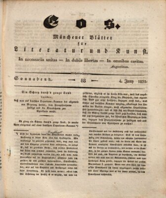 Eos Samstag 4. Juni 1831