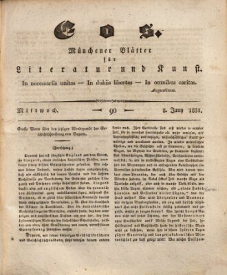 Eos Mittwoch 8. Juni 1831