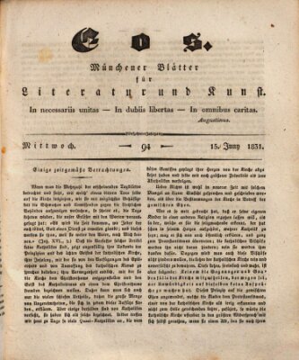 Eos Mittwoch 15. Juni 1831