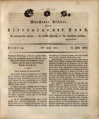 Eos Freitag 15. Juli 1831