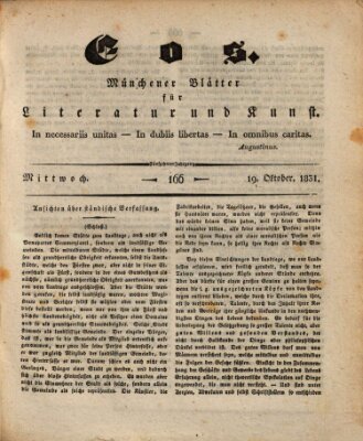 Eos Mittwoch 19. Oktober 1831