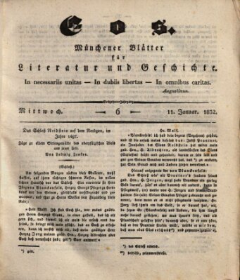 Eos Mittwoch 11. Januar 1832