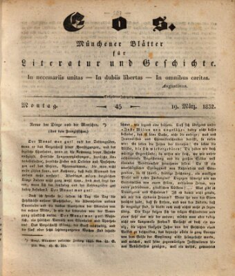 Eos Montag 19. März 1832