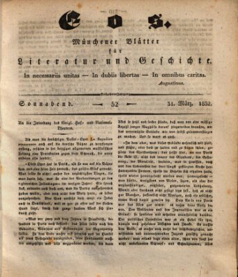 Eos Samstag 31. März 1832