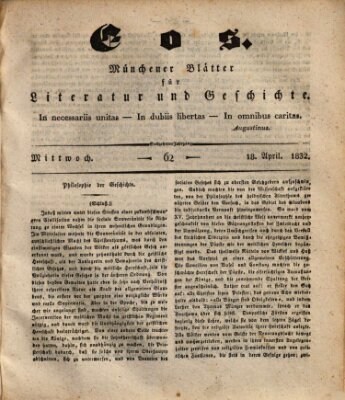 Eos Mittwoch 18. April 1832