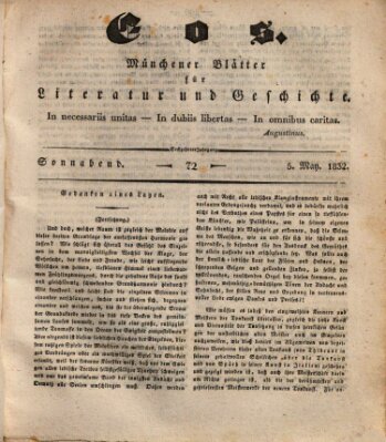 Eos Samstag 5. Mai 1832