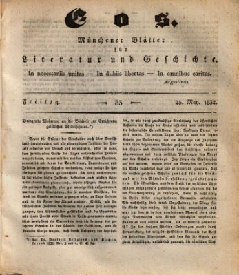 Eos Freitag 25. Mai 1832