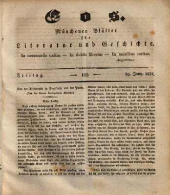 Eos Freitag 29. Juni 1832