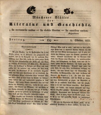 Eos Freitag 5. Oktober 1832