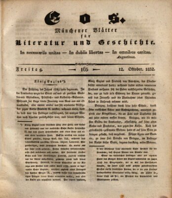 Eos Freitag 12. Oktober 1832